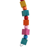 Maxbell Natural Wooden Parrot Cage Hanging Chewing Bite Bird Teeth Care Treats Toy