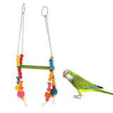 Max Bird Parrot Cage Swing Toys Small Animals Hammock Hanging Perch Stand Toy