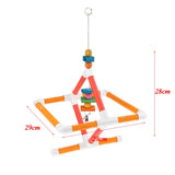 Max Climb Stand Toy Crawling Climbing Game Frame for Cockatiel Parakeet Parrot