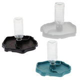 Maxbell Automatic Reptile Tortoise Gecko Feeding Bowl Water Resin Dish Noctilucence
