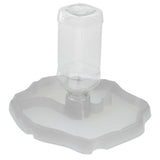 Maxbell Automatic Reptile Tortoise Gecko Feeding Bowl Water Resin Dish Noctilucence