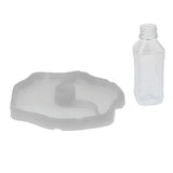 Maxbell Automatic Reptile Tortoise Gecko Feeding Bowl Water Resin Dish Noctilucence