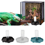 Maxbell Automatic Reptile Tortoise Gecko Feeding Bowl Water Resin Dish Noctilucence