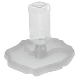 Maxbell Automatic Reptile Tortoise Gecko Feeding Bowl Water Resin Dish Noctilucence
