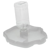 Maxbell Automatic Reptile Tortoise Gecko Feeding Bowl Water Resin Dish Noctilucence