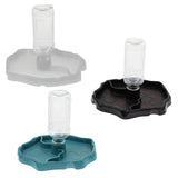 Maxbell Automatic Reptile Tortoise Gecko Feeding Bowl Water Resin Dish Noctilucence
