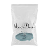 Maxbell Automatic Reptile Tortoise Gecko Feeding Bowl Water Resin Dish Acid Blue