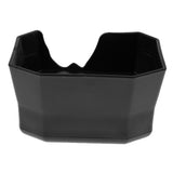 Maxbell 2Pcs Reptile Shelter Hiding Cave Food Bowl For Lizards Gecko Spider Frog Black