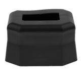 Maxbell 2Pcs Reptile Shelter Hiding Cave Food Bowl For Lizards Gecko Spider Frog Black