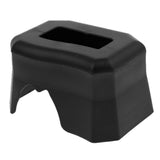 Maxbell 2Pcs Reptile Shelter Hiding Cave Food Bowl For Lizards Gecko Spider Frog Black