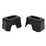 Maxbell 2Pcs Reptile Shelter Hiding Cave Food Bowl For Lizards Gecko Spider Frog Black