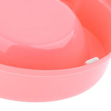 Maxbell Frog Shape Dog Feeder Double Food Bowls Water Dish  Pink