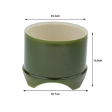 Maxbell Plastic Reptile lizard Gecko Vivarium Feeding Food Dish Feeder Bowl Green
