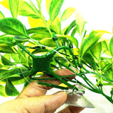 Maxbell Natural Looking Reptile Plants Terrarium Tanks Plastic Leaves Plants Decor S