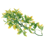 Maxbell Natural Looking Reptile Plants Terrarium Tanks Plastic Leaves Plants Decor S