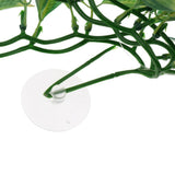 Maxbell Natural Looking Reptile Plants Terrarium Tanks Plastic Leaves Plants Decor S
