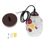 Maxbell Retro Bar Cafe Pendant Light Mosaic Style Hanging Ceiling Lamp Shade 3