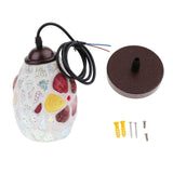 Maxbell Retro Bar Cafe Pendant Light Mosaic Style Hanging Ceiling Lamp Shade 3