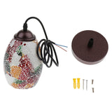 Maxbell Retro Bar Cafe Pendant Light Mosaic Style Hanging Ceiling Lamp Shade 6