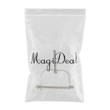 Maxbell Pet Parrot Bird Cage Stainless Steel Hanger Hanging Stand Holder Platform