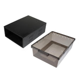 Max Reptile Box Case for Snake Turtle Breeding Feeding Hatching Container Black