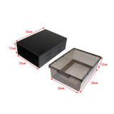 Max Reptile Box Case for Snake Turtle Breeding Feeding Hatching Container Black