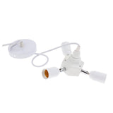 Maxbell Vintage Ceiling Pendant Lamp Light fixture Adjustable White One Turn Four