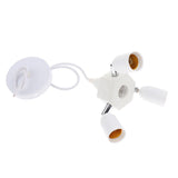 Maxbell Vintage Ceiling Pendant Lamp Light fixture Adjustable White One Turn Four