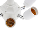 Maxbell Vintage Ceiling Pendant Lamp Light fixture Adjustable White One Turn Seven