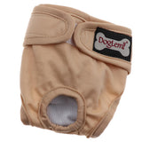 Maxbell Reusable Dog Underwear Diaper Adjustable Sanitary Panties for Female S Beige