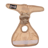 Maxbell Reusable Dog Underwear Diaper Adjustable Sanitary Panties for Female S Beige
