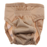 Maxbell Reusable Dog Underwear Diaper Adjustable Sanitary Panties for Female S Beige