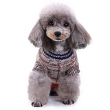 Maxbell Dog Sweater Pet Puppy Thick Warm Clothes Jumper Winter Apperal Gray L