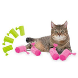 Maxbell 4PCS Cat Anti-shoes Kitty Gloves And Boots Protective Scratch Mittens  Pink