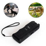 Maxbell Plastic Indoor Outdoor Ultrasonic Pet Dog Bark Controller Repeller Black