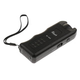 Maxbell Plastic Indoor Outdoor Ultrasonic Pet Dog Bark Controller Repeller Black