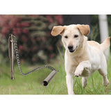 Maxbell Dog Training Whistle Ultrasonic Stainless Steel Whistle to Stop Bark L  8.7x0.7cm