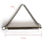 Maxbell Dog Training Whistle Ultrasonic Stainless Steel Whistle to Stop Bark L  8.7x0.7cm
