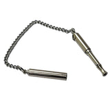 Maxbell Dog Training Whistle Ultrasonic Stainless Steel Whistle to Stop Bark L  8.7x0.7cm
