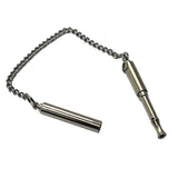 Maxbell Dog Training Whistle Ultrasonic Stainless Steel Whistle to Stop Bark L  8.7x0.7cm