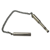 Maxbell Dog Training Whistle Ultrasonic Stainless Steel Whistle to Stop Bark L  8.7x0.7cm