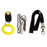 Max Ultrasonic Dog Whistle to Stop Bark with Lanyard Strap Training Clicker 2