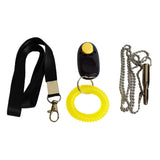 Max Ultrasonic Dog Whistle to Stop Bark with Lanyard Strap Training Clicker 2