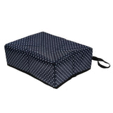 Maxbell Cat Litter Box Tray, Anti Splash Toilet Pan, Prevents Litter Scatter Dark Blue