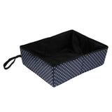 Maxbell Cat Litter Box Tray, Anti Splash Toilet Pan, Prevents Litter Scatter Dark Blue