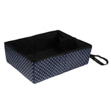 Maxbell Cat Litter Box Tray, Anti Splash Toilet Pan, Prevents Litter Scatter Dark Blue