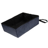Maxbell Cat Litter Box Tray, Anti Splash Toilet Pan, Prevents Litter Scatter Dark Blue