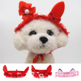 Maxbell Pet Dog Cat Puppy Headdress Headwear Halloween Party Cosplay Accessories 1
