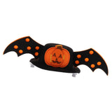 Maxbell Halloween Costumes for Dog & Cat Bat Hat with Pumpkin Print Pet Hairpins