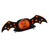 Maxbell Halloween Costumes for Dog & Cat Bat Hat with Pumpkin Print Pet Hairpins